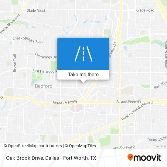 Oak Brook Drive map