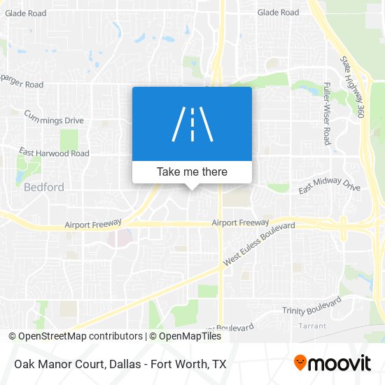 Oak Manor Court map