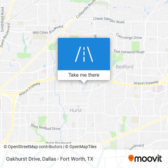 Oakhurst Drive map