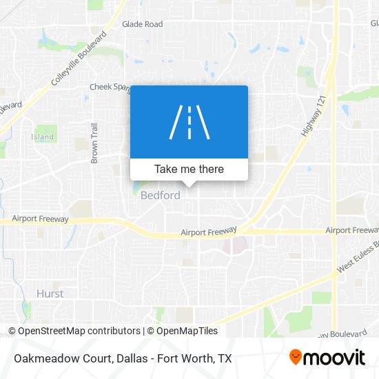 Mapa de Oakmeadow Court