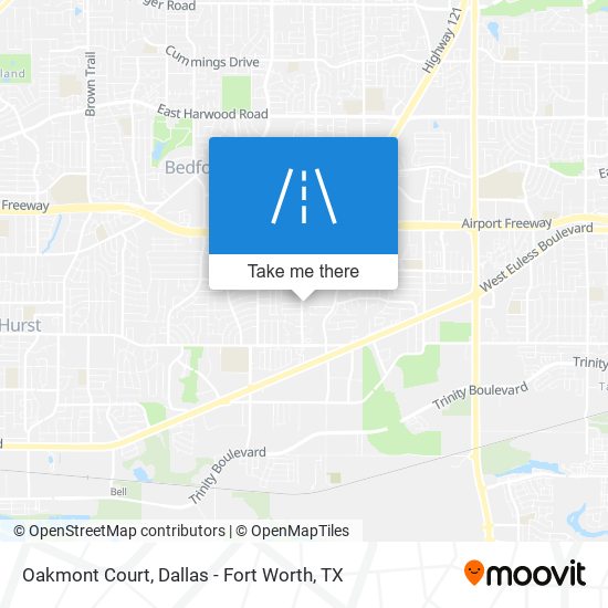 Oakmont Court map