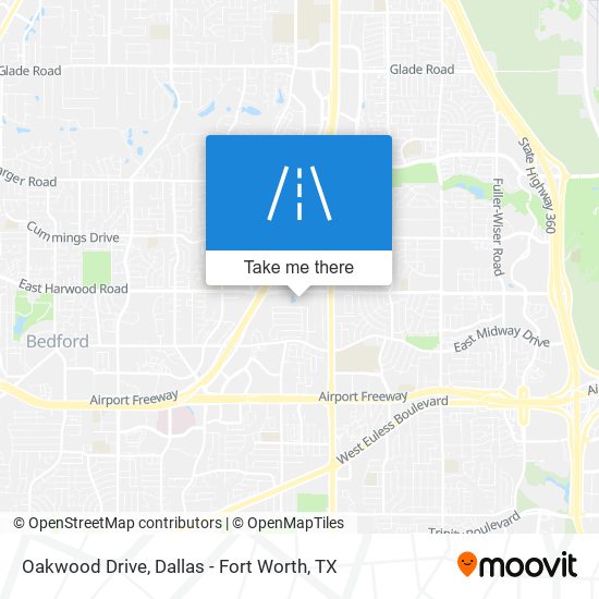 Mapa de Oakwood Drive