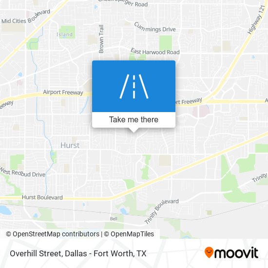 Mapa de Overhill Street