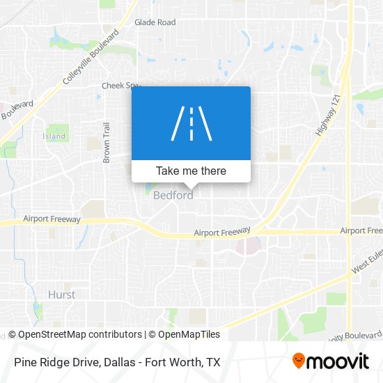 Pine Ridge Drive map