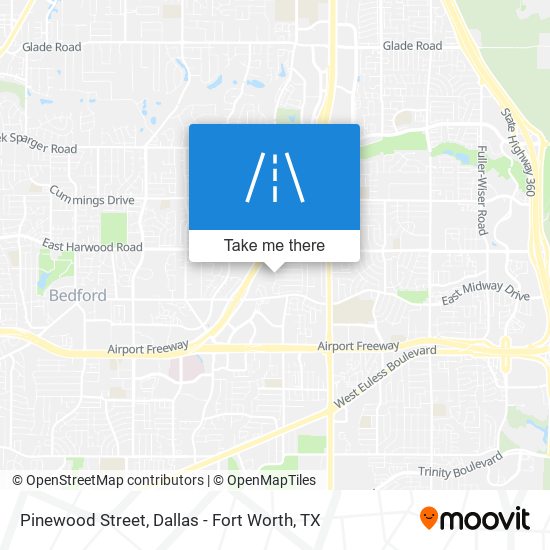 Pinewood Street map