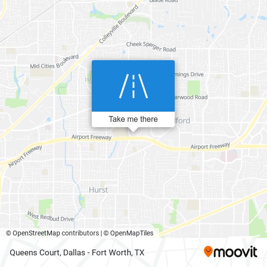 Queens Court map