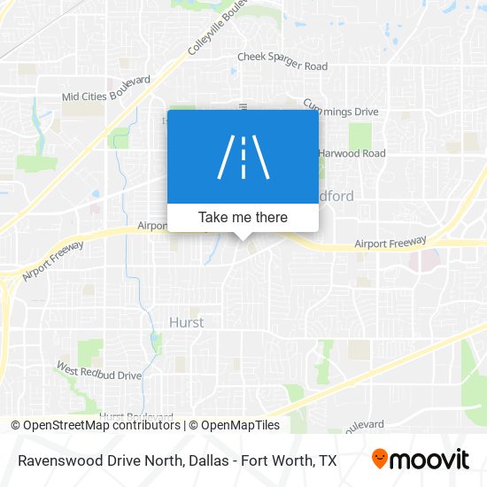 Ravenswood Drive North map