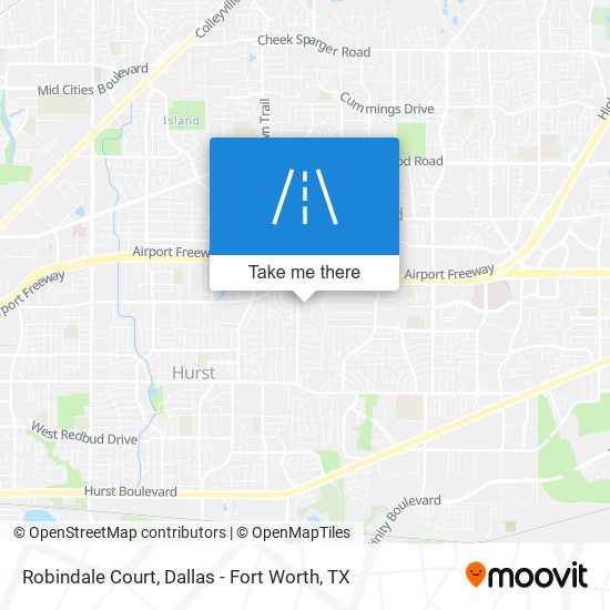 Robindale Court map