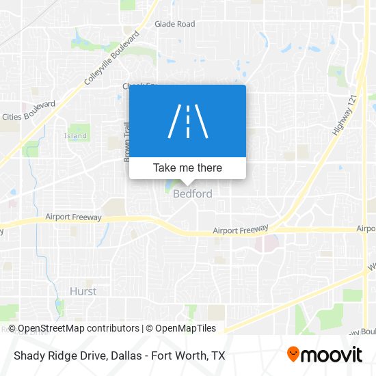 Shady Ridge Drive map