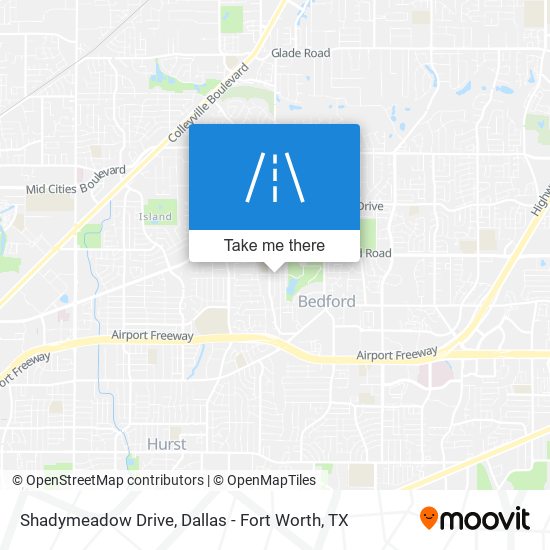 Shadymeadow Drive map