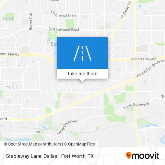Stableway Lane map