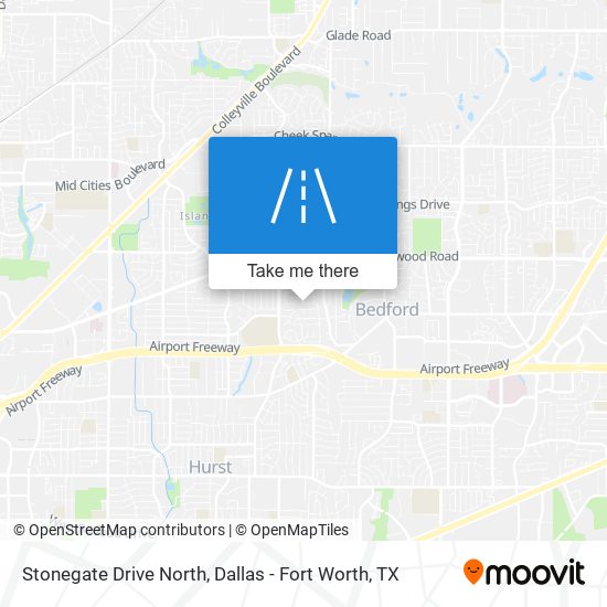 Stonegate Drive North map