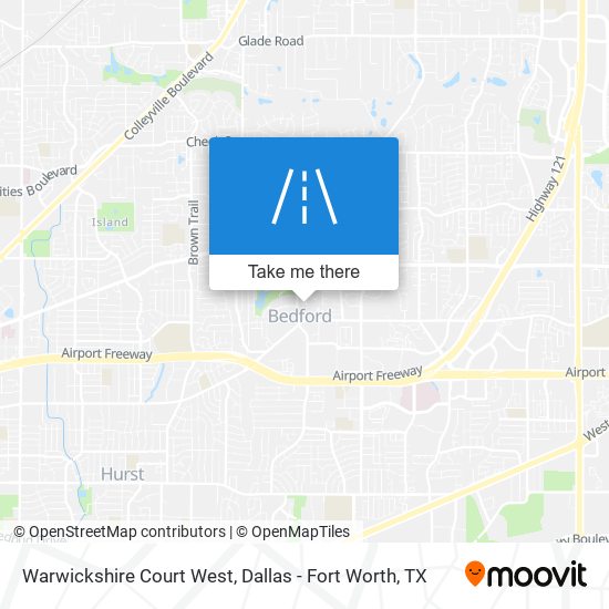 Mapa de Warwickshire Court West