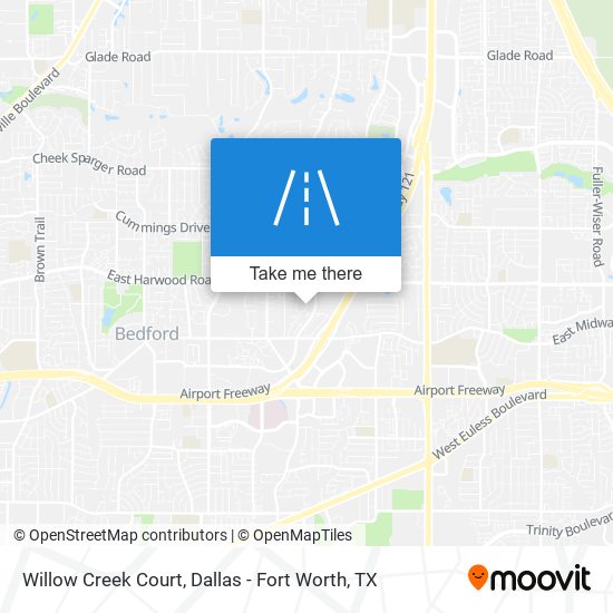 Mapa de Willow Creek Court