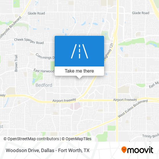Woodson Drive map