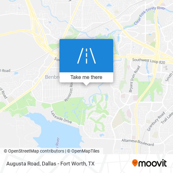 Augusta Road map