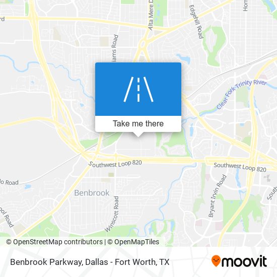 Benbrook Parkway map