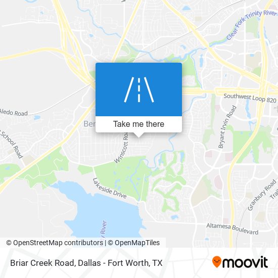 Briar Creek Road map