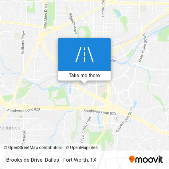 Brookside Drive map