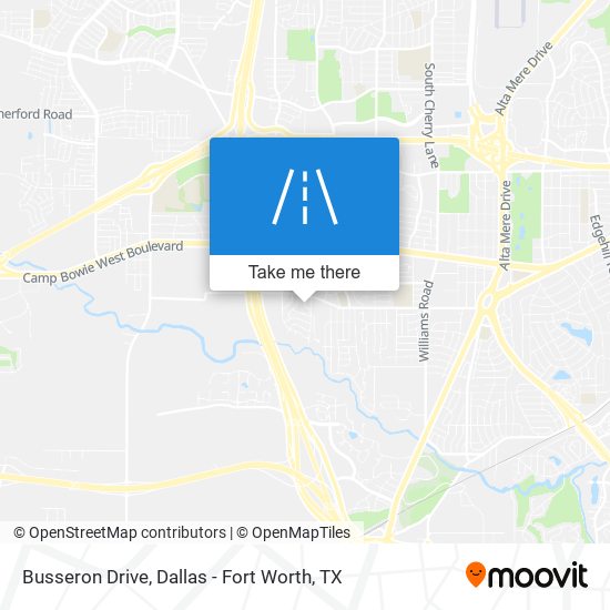 Busseron Drive map