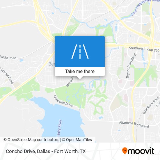 Concho Drive map