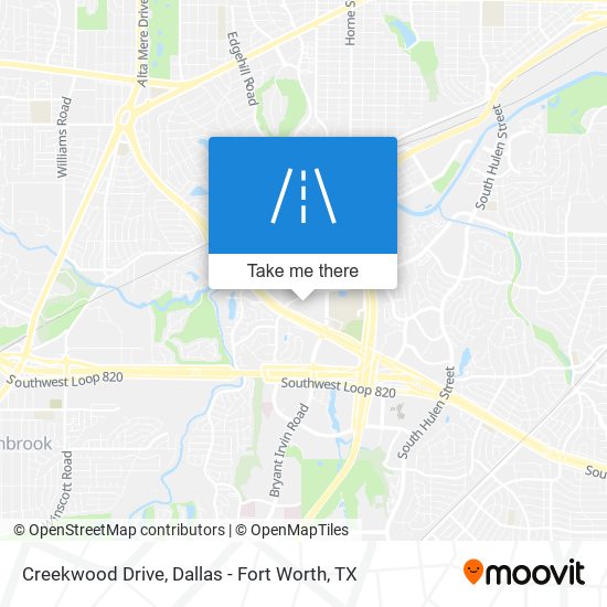 Mapa de Creekwood Drive