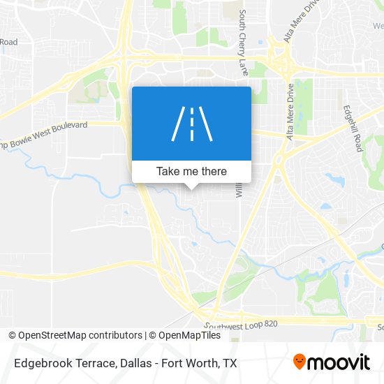 Edgebrook Terrace map