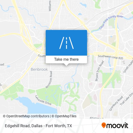 Edgehill Road map