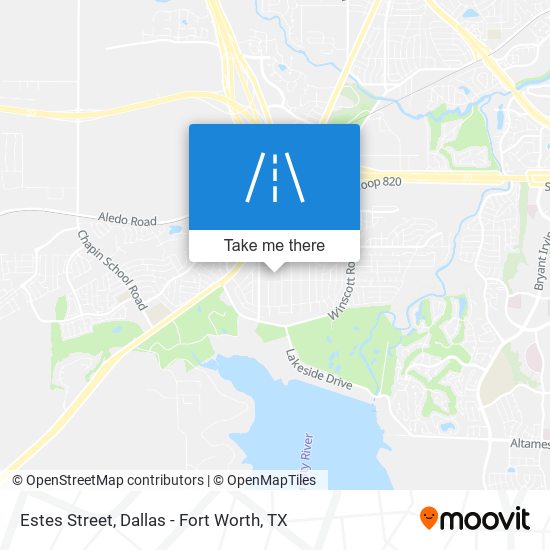Estes Street map