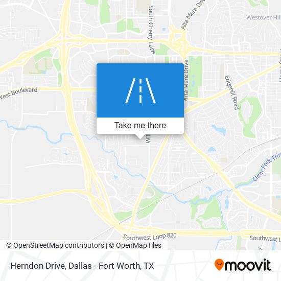 Herndon Drive map
