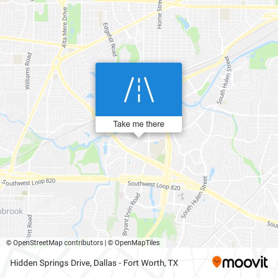 Mapa de Hidden Springs Drive