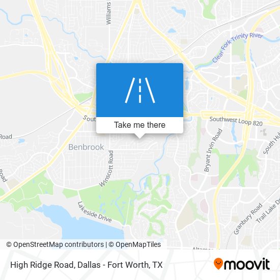 High Ridge Road map