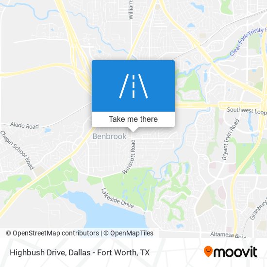Highbush Drive map