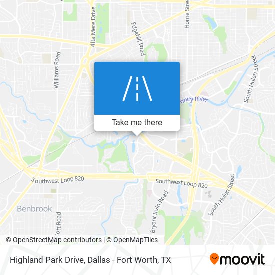 Highland Park Drive map