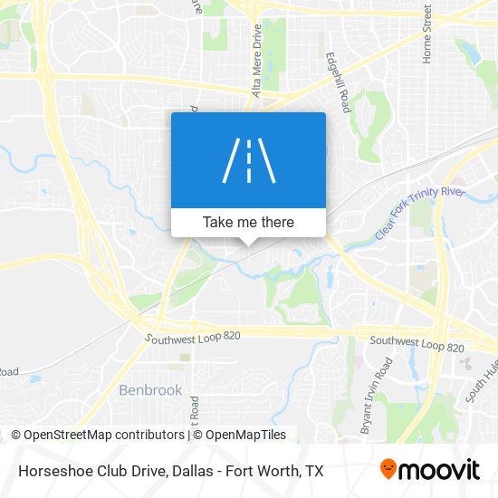 Mapa de Horseshoe Club Drive
