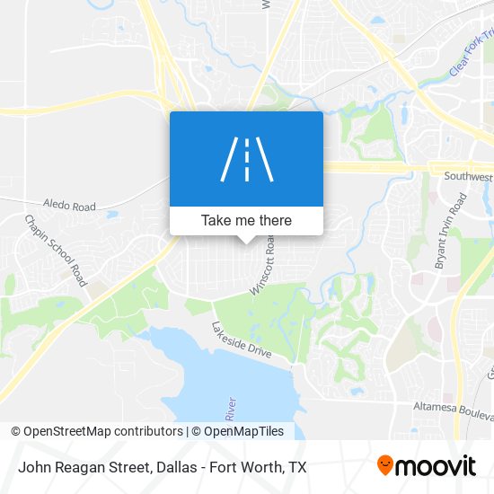 Mapa de John Reagan Street