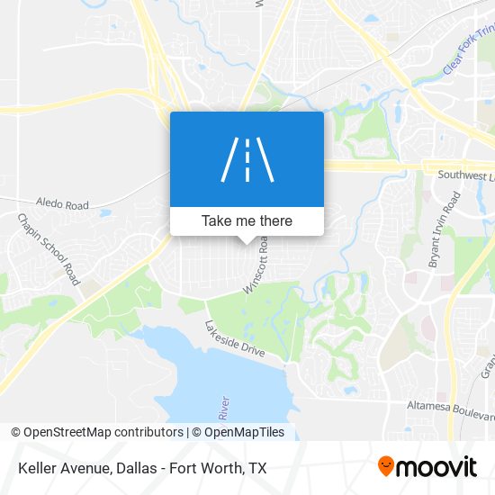 Mapa de Keller Avenue