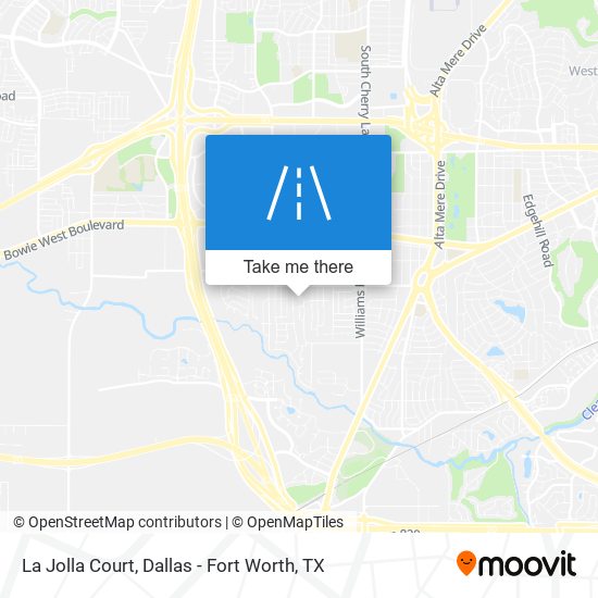 La Jolla Court map