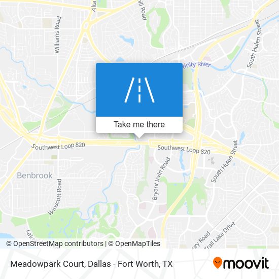Meadowpark Court map