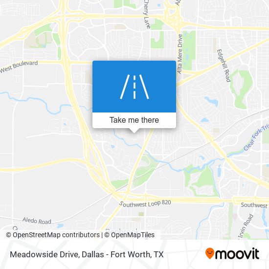 Meadowside Drive map