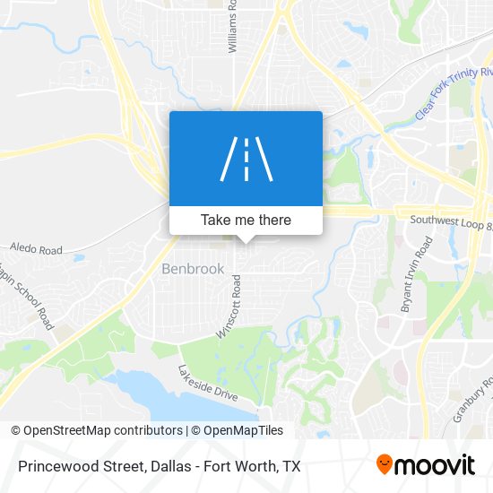 Princewood Street map