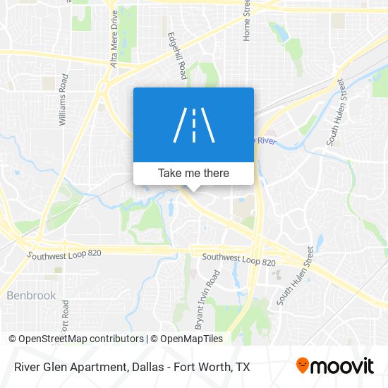 River Glen Apartment map