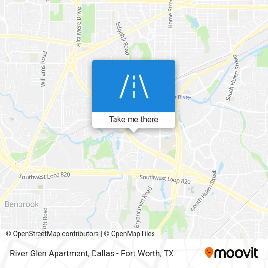 River Glen Apartment map