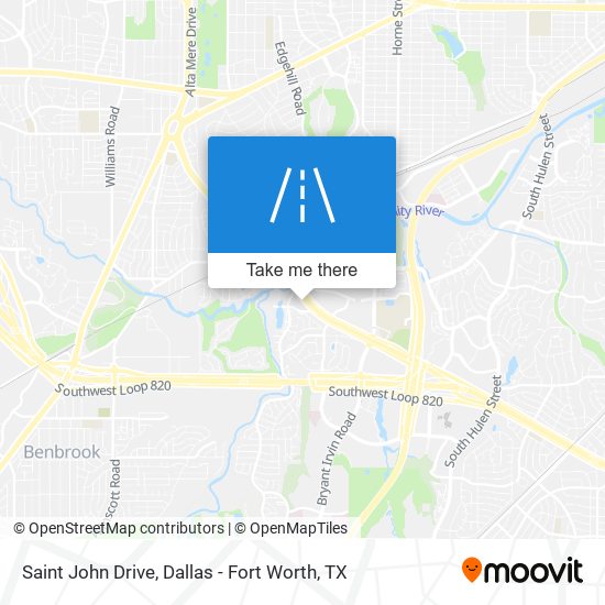 Saint John Drive map