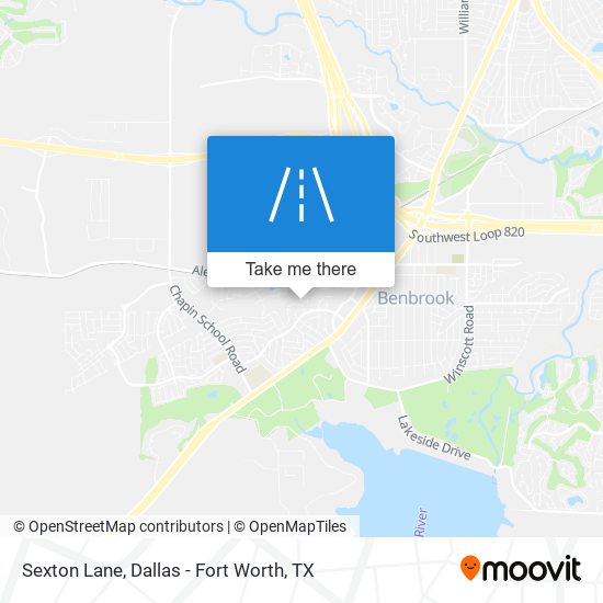 Sexton Lane map