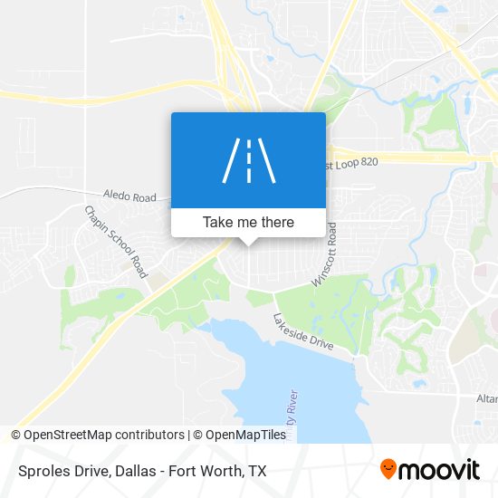 Sproles Drive map