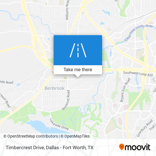 Timbercrest Drive map
