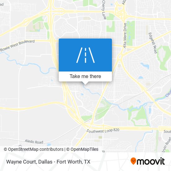 Wayne Court map