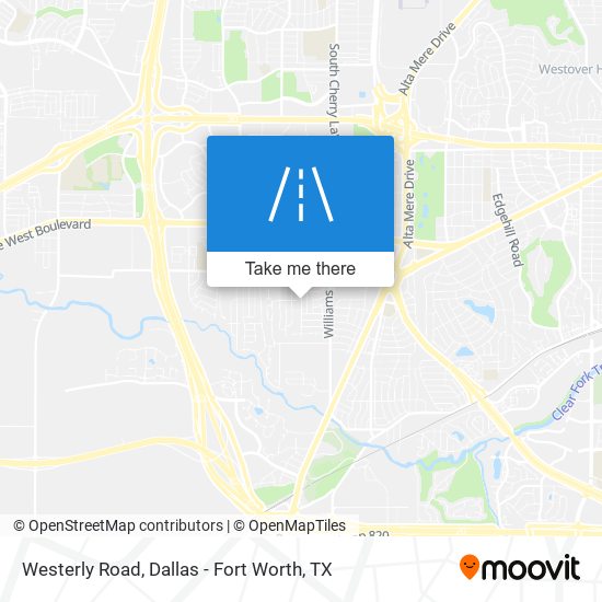 Westerly Road map