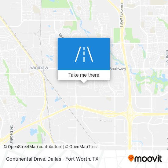 Mapa de Continental Drive